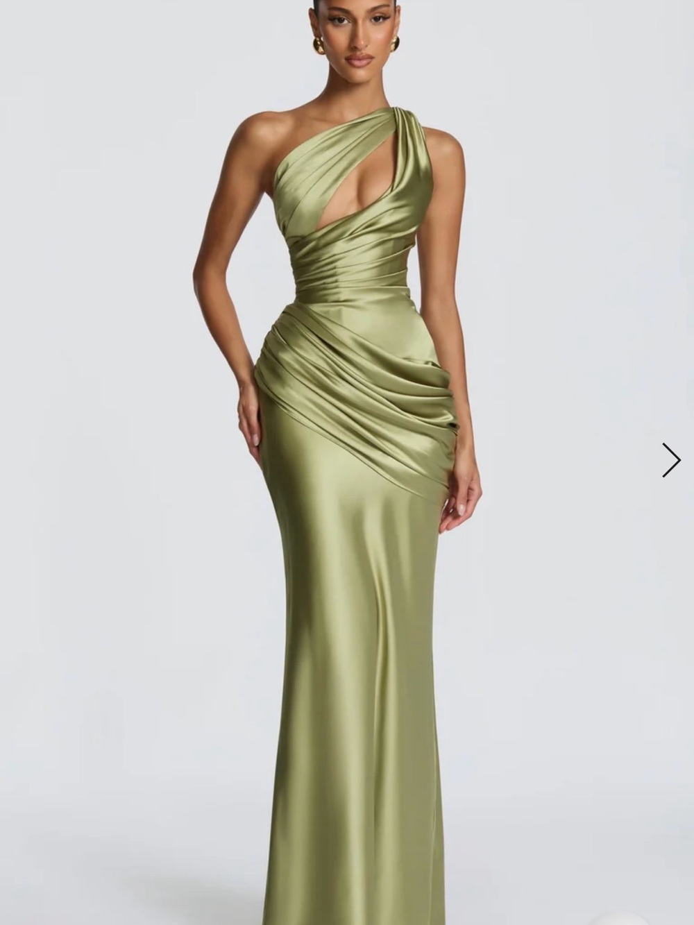 EMINA MAXI DRESS - LIGHT OLIVE
